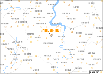 map of Mogbandi