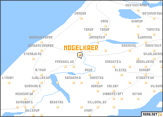 map of Møgelkær