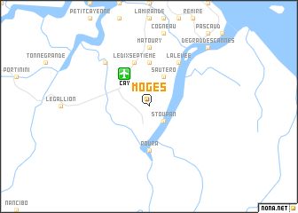 map of Mogès