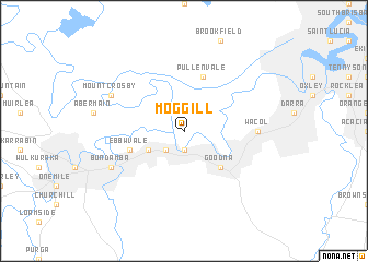 map of Moggill