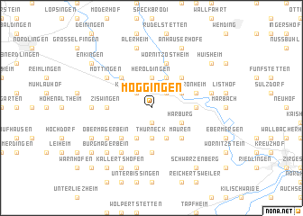 map of Möggingen