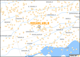 map of Moghalwāla