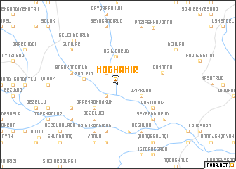 map of Moghāmīr