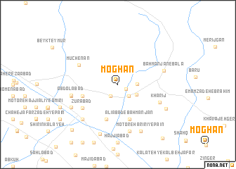 map of Moghān