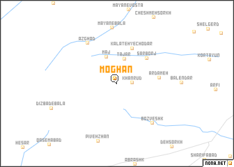 map of Moghān