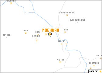 map of Moghdān