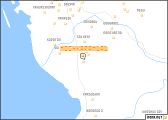 map of Mogh Karamdād