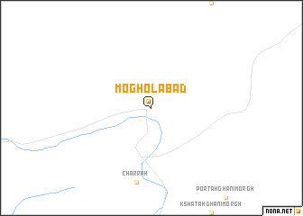 map of Mogholābād