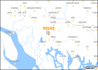 map of Mogho