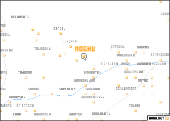 map of Moghū