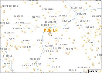 map of Mogila