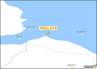 map of Mogilëvo