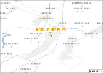 map of Mogilëv Pervyy