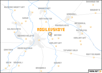 map of Mogilevskoye