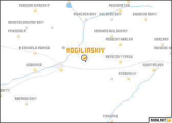 map of Mogilinskiy