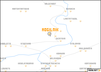 map of Mogil\