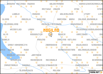 map of Mogilno