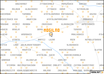 map of Mogilno