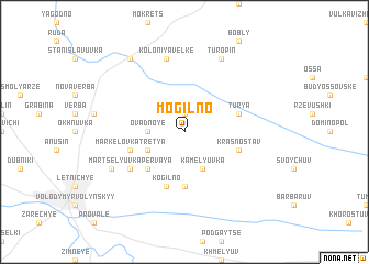 map of Mogilʼno