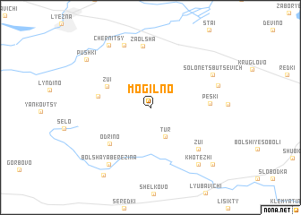 map of Mogil\