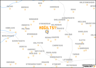 map of Mogil\