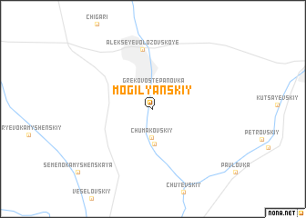 map of Mogilyanskiy