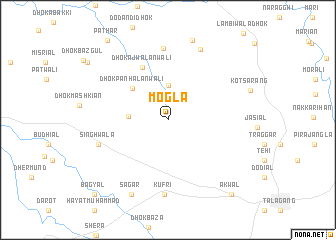map of Mogla