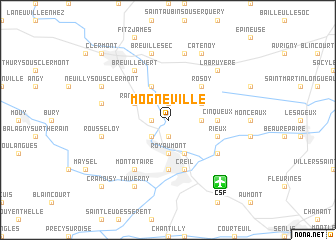 map of Mogneville