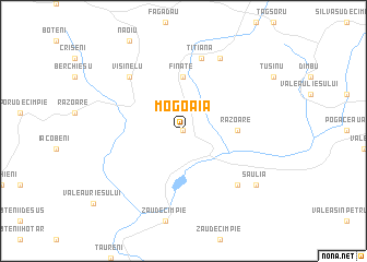 map of Mogoaia