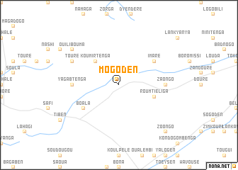 map of Mogoden