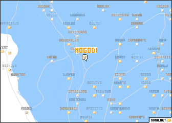 map of Mogodi