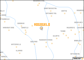 map of Mogogelo