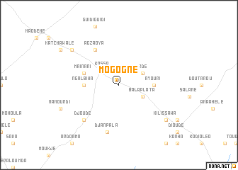 map of Mogogné