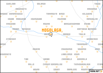 map of Mogolaga