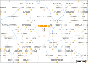 map of Mogola