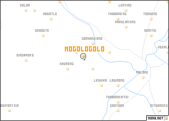 map of Mogologolo