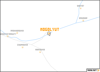 map of Mogolyut