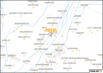 map of Mogol