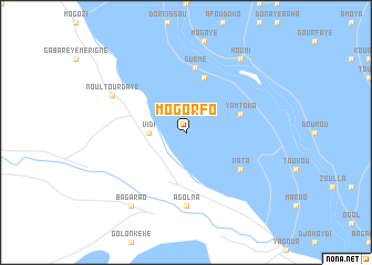 map of Mogorfo