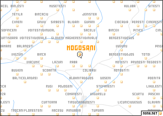 map of Mogoşani