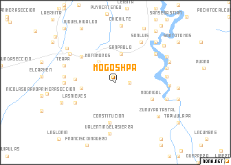 map of Mogoshpa