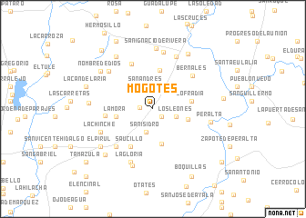 map of Mogotes