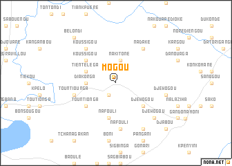 map of Mogou