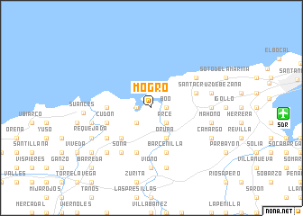 map of Mogro