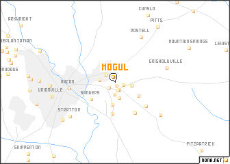map of Mogul