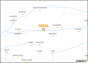 map of Mogul