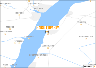 map of Mogutinskiy