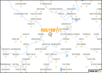 map of Mogyobyit