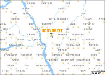 map of Mogyobyit