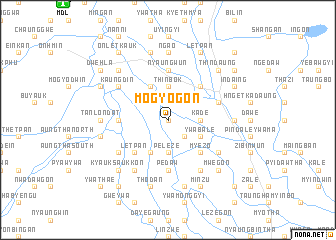 map of Mogyogon